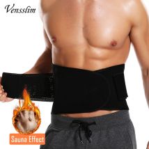 Vensslim Abnehmen Kompression Sauna Schweiß Trimmer Gürtel Männer Taille Trainer Hot Thermo Neopren Schlank Korsett Body Shaper Strap Band