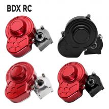 48P Ganzmetall-Getriebe mit Motorgetriebe/Schutzabdeckung für 1/10 RC Rock Crawler Axial SCX10 9028 90047 Truck