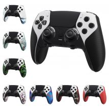 PlayVital rutschfester, schweißabsorbierender Controller-Griff für PS5 Edge Wireless Controller, Anti-Schweiß-Schutz – 8 Designs