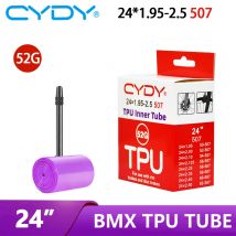 CYDY Bicycle TPU Inner Tube 24" 507 24x1.95 2.00 2.10 2.125 2.25 2.35 2.40 2.50 Inch Tyre Camera BMX Bike Tire Cycling penu 52G