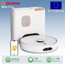 M20m Plus Robot spazzante intelligente Max 6000Pa Robot aspirapolvere Durata massima della batteria 180 minuti Navigazione Lidar Robot per la pulizia della casa