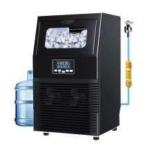 PBOBP 44lbs/24H Electric Ice Maker 11.5kg 25lbs Capacity LCD Control Panel Ice Making Machine for Shop Office EU Plug 220V