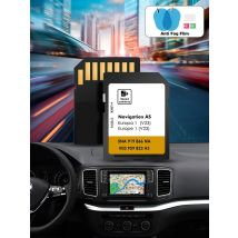 SD GPS Map Card Navigation Europe 2026 Car Navi for VW AS V23 Sat Nav 32GB MIB2 with Fog Flim