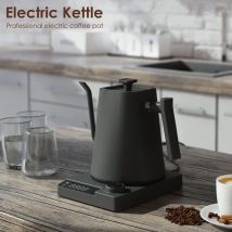 Bollitore elettrico a collo di cigno da 1200 W con controllo della temperatura Bollitore elettrico per caffè e tè Bollitore Caffettiera 110 V/220 V