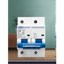 TOB1-125 High-current AC MCB 2P 80A 100A 125A 220V 400V~ 50Hz/60Hz Miniature Circuit breaker 10kA Switch for Electrical Safety