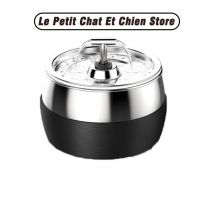 3L Automatischer Futterspender für Haustiere, Brunnen aus Edelstahl 304, Wasserspender für Haustiere, großes Fassungsvermögen, stummgeschalteter Filter, Futterspender für Hunde