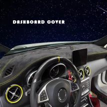 Custom in Alcantara Auto-Armaturenbrett-Abdeckung für Mercedes Benz A-Klasse A200 GLA 2016–2019, Matte, Schatten, Kissen, Teppiche, Auto-Styling