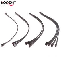 PWM Fan Splitter 4pin cavo adattatore da 1 a 1 2 3 4 Computer CPU Fan Splitter PC Fan Extension cavo di alimentazione ventola raffreddamento Y Splitter