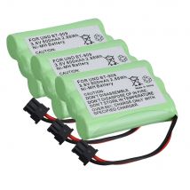 Batteria ricaricabile per telefono cordless da 1 a 5 pezzi 800mAh 3.6V per batterie ricaricabili Uniden BT1004 BT-909 BT909 3 * AAA ni-mh