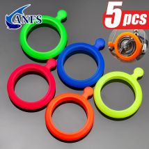 ANFS 5pcs Silicone Fishing Reel Handle Covers Protects Your Reel From Damage