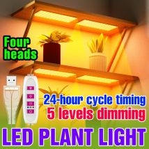 LED Quantum Board Grow Light lampada per piante a spettro completo coltivazione idroponica per interni per semi di fiori temporizzazione vegetale accensione/spegnimento automatico