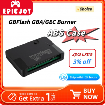 GBflash Verbesserter GBA/GBC-Brenner, ABS-Gehäuse, USB-Adapter, kein Bildschirm, GB-Spielwagen und Typ-C-Datenkabel, neues Upgrade-Ersatzgehäuse