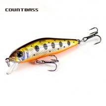 Countbass Minnow 55mm 2-11/64" 4,7g 11/64 oz. Dive 0,8–1 m schwimmende Wobbler, Angelköder für Barsch, Zander, Crappie-Köder