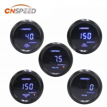 CNSPEED 2" 52mm Auto Digital Turbo Boost Gauge PSI Wasser Temp Öl Temp Öl Manometer Voltmeter Drehzahlmesser rpm Gauge