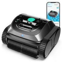 Robot Aspirapolvere Senza Fili per Piscina WYBOT C1 OS800 con Controllo APP, Aspirazione Ultra Potente, Batteria da 4600mAh, 120 Minuti di Autonomia