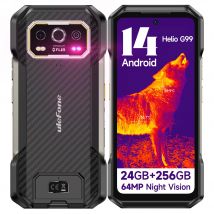 Ulefone Armor 27T 4G Telefono Robusto 10600mAh Smartphone con Fotocamera per Visione Notturna Android 14 Fino a 24GB+256GB 120Hz 33W Ricarica Rapida