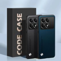 Fall für Poco X6 Pro Luxus PU Leder stoß feste Silikons chale Fundas für Xiaomi Poco X6 Pro Abdeckung Schutz zurück Telefon Coque