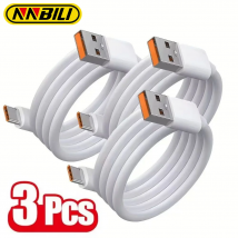 NNBILI 1-3 SZT. Kabel USB Typ C Super Szybkie Ładowanie Kabel do Transmisji Danych dla Samsung Huawei Xiaomi Redmi Szybkie Ładowanie Kable USB C