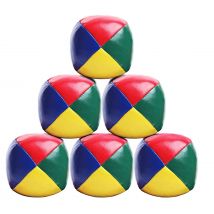 6PCS Liscio Durevole Palla da Giocoleria Palline da Giocoleria Set Per Principianti Impara A Giocollare Kit Principiante Circo Bambini Bambini Giocattolo All'aperto