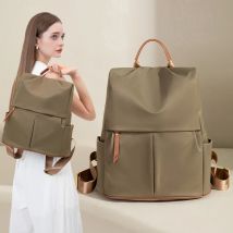 Ästhetischer Rucksack für Damen, Freizeit-Stil, Super-Nylon-Rucksäcke, leicht, schlichtes Design, modische weibliche urbane Pendeltaschen