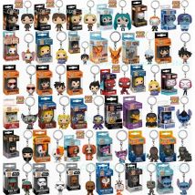 Funko POcket Keychains 2026 Dragon Ball Star Keychain wars Spiderman Titan Levi Toy STITCH Rick Kurama Todoroki Figure Toys