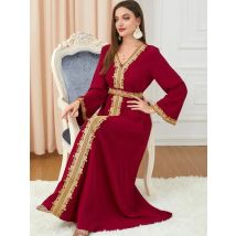 Neue Arabische Marokko Muslimischen Kleid Abaya Frauen Stickerei Maxi Abayas Dubai Türkei Islam Kaftan Longue Musulmane Vestidos Largos