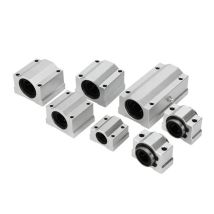 1-4 pz SC6UU SC8UU SC10UU SC12UU SC16UU SC20UU SC25UU SC30 Blocco di scorrimento a movimento lineare per albero lineare Parti CNC Parti della stampante 3d