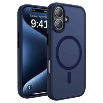 Magnetic Matte Translucent Armor Shockproof Case For iPhone 17 16 15 14 13 12 11 Pro Max Plus For Magsafe Wireless Charge Cover