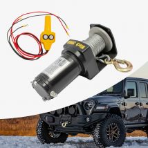 Elektrische Winde mit 6 m Kabel, 1984,16 lbs, fahrzeugmontiertes Boots-Traktionshebegerät, DC 12 V