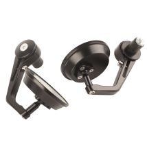 7/8" Universal Round Motorbike Motorcycle Rear View Handle Bar End Rearview Side Mirrors Chrome Motorcycle Rearview