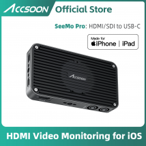 Adattatore per acquisizione video SeeMo Pro SDI e HDMI, monitoraggio/scatto/registrazione in tempo reale 1080P 60FPS, acquisizione video da HDMI a USB-C Te