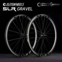 Zestaw kół karbonowych ELITEWHEELS GRAVEL, system Ratchet 36T, hamulce tarczowe, koła cyclocrossowe SLR 700C, Center Lock, piasta SHIMAN0 XDR, 35x32mm