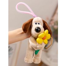 Original Wallace&Gromit Plush Toy Kawaii Gromit Wallace Toys Cartoon Dogs Bag Pendant Key Chain Anime Cute Puppy Stuffed Dolls