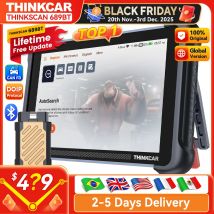 Global Version THINKCAR THINKSCAN 689BT OBD2 Diagnostic Tool DOIP CANFD Bi-directional ECU Coding 34 Resets Lifetime Free Update