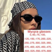 Polarisierte kleine ovale Frauen Myopie Sonnenbrille Frauen Rahmen kurzsichtige Sonnenbrille uv400 Schutz brille