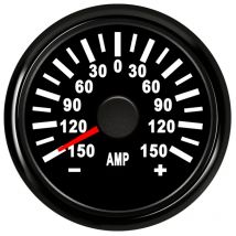 Auto Boat 52mm Amp Gauges 0-80A or 0-150A Show Ampere Meters ±75mV Input Signal Ammeters with Current Sensor Instrument 9-32vdc