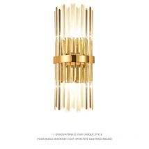 Kristall Wandleuchte Luxuriöse Gold Silber Wandleuchten für Wohnzimmer Schlafzimmer Dekor Leuchte