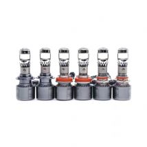 2PCS 100W H4 LED Len Mini Headlight Bulbs Super Bright 50000LM Bi-LED Projector Lenses H4 High Low Beam Headlamp For Car Moto