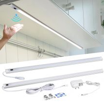 Światło LED pod szafką do kuchni Przełącznik ręczny Czujnik ruchu PIR Szafa Szafa Lampa 30/40/50cm Led Night Light