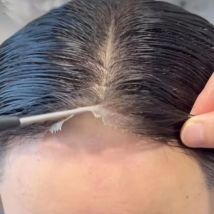 Natürlicher Haaransatz, 0,02 mm, superdünne Haut, 80–90 % Dichte, unsichtbares Herren-Toupet, hellbraun, grau, 1B80, Echthaar-Kapillarprothese