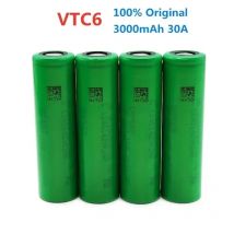 18650 VTC6 batteria ricaricabile agli ioni di litio 18650 VTC6 30A 3000mah ForSony torcia elettrica per utensili