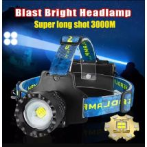 2025 Recentemente 800W Torcia frontale a lungo raggio 3000M Lanterna frontale Type-c Lampada frontale ricaricabile Faro da campeggio esterno impermeabile