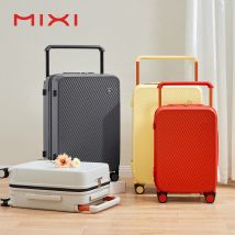 Mixi Splendida valigia con manico largo 24 "bagagli da viaggio ruote rotanti donna uomo 20" cabina da portare con sé rigido design brevettato M9276