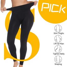 Taillen-Shapewear-Leggings für Frauen, Anti-Cellulite-Kompressions-Körperformer mit Bauchkontrolle, Oberschenkel, schlankeres Bein, Schlankheitshöschen