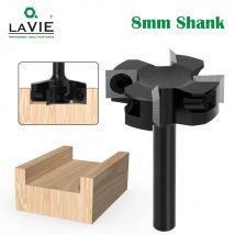 Lavie 8mm Schaft fräser mit Fräser Hartmetall Holz bearbeitungs bohrer 4-Flügel Hobel bohrer x08d4062