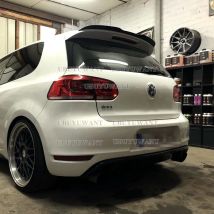 Golf 6 Zubehör Heckflügel für Volkswagen Golf 6 gti r glänzend schwarz abs Kunststoff Dach Spoiler Flügel für Golf 6 gti gtd mk6