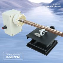 Macchina avvolgitrice per cavi Attrezzatura per avvolgimento canna da pesca Macchina per rivestimento in resina epossidica regolabile 0-50 giri/min per canna da pesca