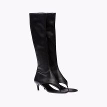 Damen Frühling und Sommer Neue schmale Ferse Pinch Toe knielange coole Stiefel, modische mittellange Damenstiefel mit seitlichem Reißverschluss