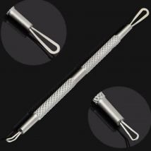 1PC Akne Blemish Pickel Extractor-Tool Professionelle Edelstahl Doppelseitige Mitesser Komedonen Entferner Gesicht Sauber Werkzeuge