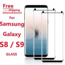 1/4 pezzi di protezione per lo schermo in vetro temperato per Samsung Galaxy S8 S9 - Protezione per smartphone adatta per la serie Samsung S9 S8